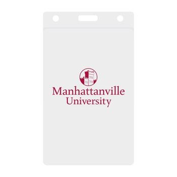 MVILLE U CLEAR VERTICAL ID HOLDER