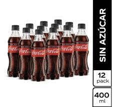 COCA COLA ZERO PET 400ML X12