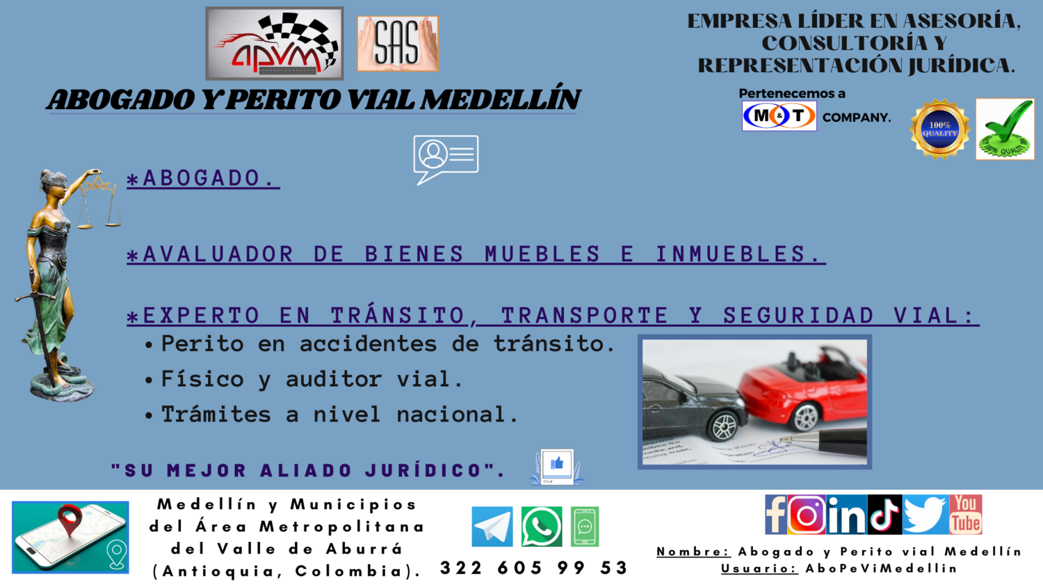 ​03. PORTAFOLIO DE SERVICIOS DEL ABOGADO Y PERITO VIAL MEDELLÍN S.A.S.