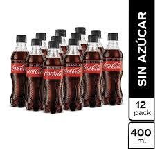 Coca cola pet400ml sin azucar