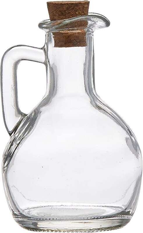 POT BELLY CRUET CORK TOP 200 ML