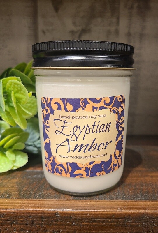 EGYPTIAN AMBER CANDLE