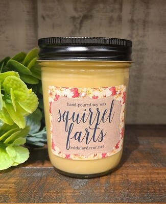 SQUIRREL FARTS  CANDLE