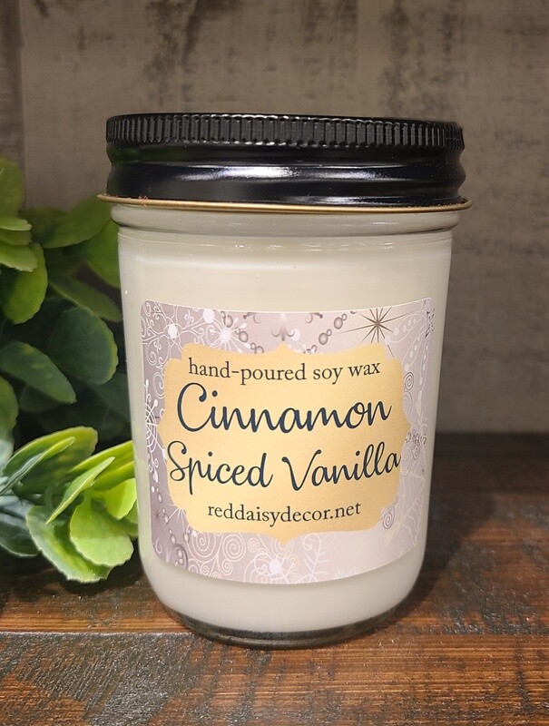 CINNAMON SPICED VANILLA  CANDLE