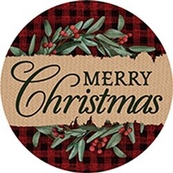 MERRY CHRISTMAS CAR COASTER