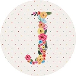 CAR COASTER FLORAL J