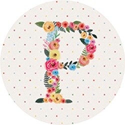 CAR COASTER FLORAL P
