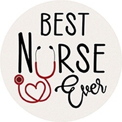 COASTER CAR-BEST NURSE EVER