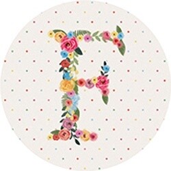 CAR COASTER FLORAL F