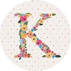 CAR COASTER FLORAL K