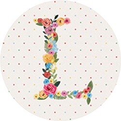 CAR COASTER FLORAL L