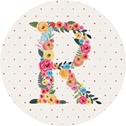 CAR COASTER FLORAL R