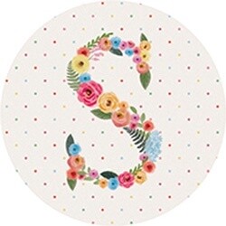 CAR COASTER FLORAL S