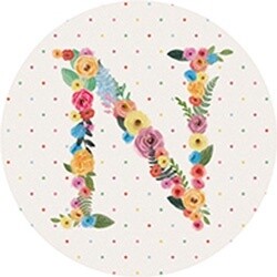 CAR COASTER FLORAL N