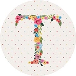 CAR COASTER FLORAL T