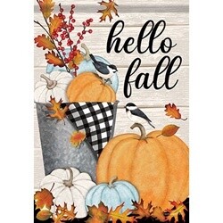 GARDEN FLAG FARMHOUSE PUMPKINS