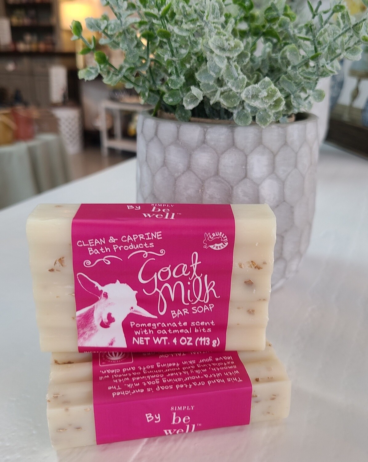 POMEGRANATE GOAT MILK BAR SOAP