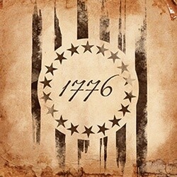 1776 SQUARE COASTER