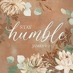 4&quot; SQUARE COASTER STAY HUMBLE