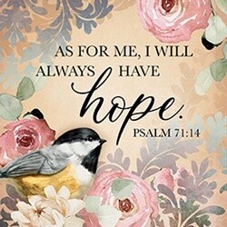 4&quot; SQUARE COASTER HAVE HOPE