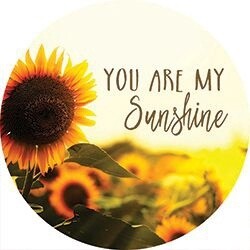 COASTER CAR-SUNFLOWER