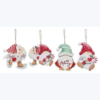 HANGING WHIMSICAL CHRISTMAS GNOME