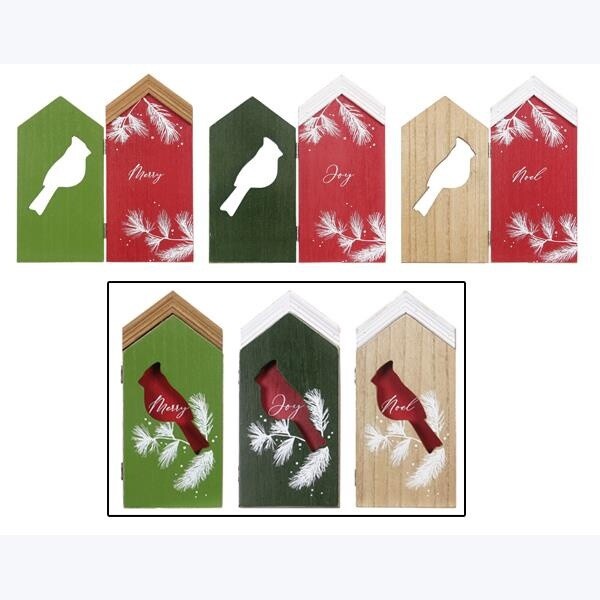 FOLDING CARDINAL PLAQUE