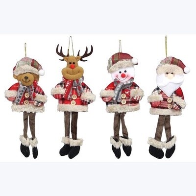 WOOL COUNTRY CHRISTMAS ORNAMENT