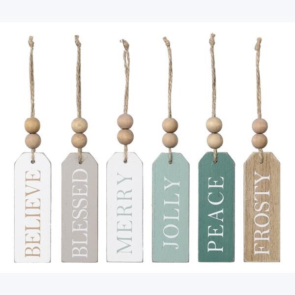 WOOD MINI CHRISTMAS TAG