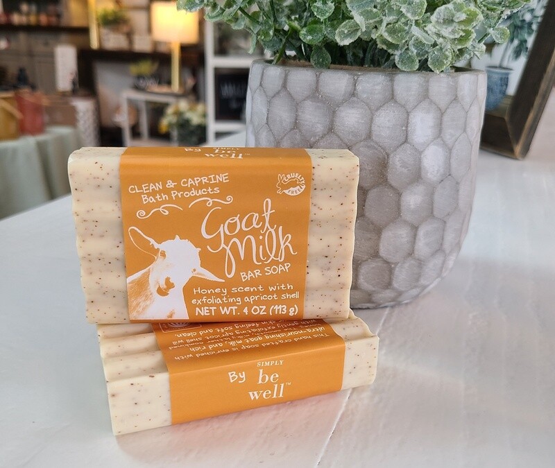 GOATS MILK &amp; HONEY/APRICOT SHELL 4 OZ BAR