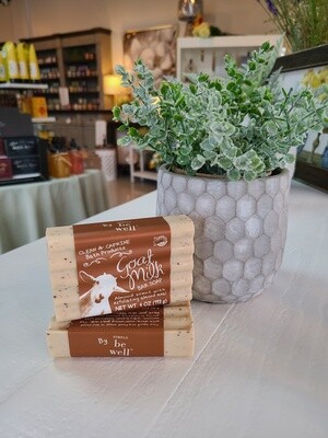 GOATS MILK AND ALMOND MILK SOAP 4 OZ BAR