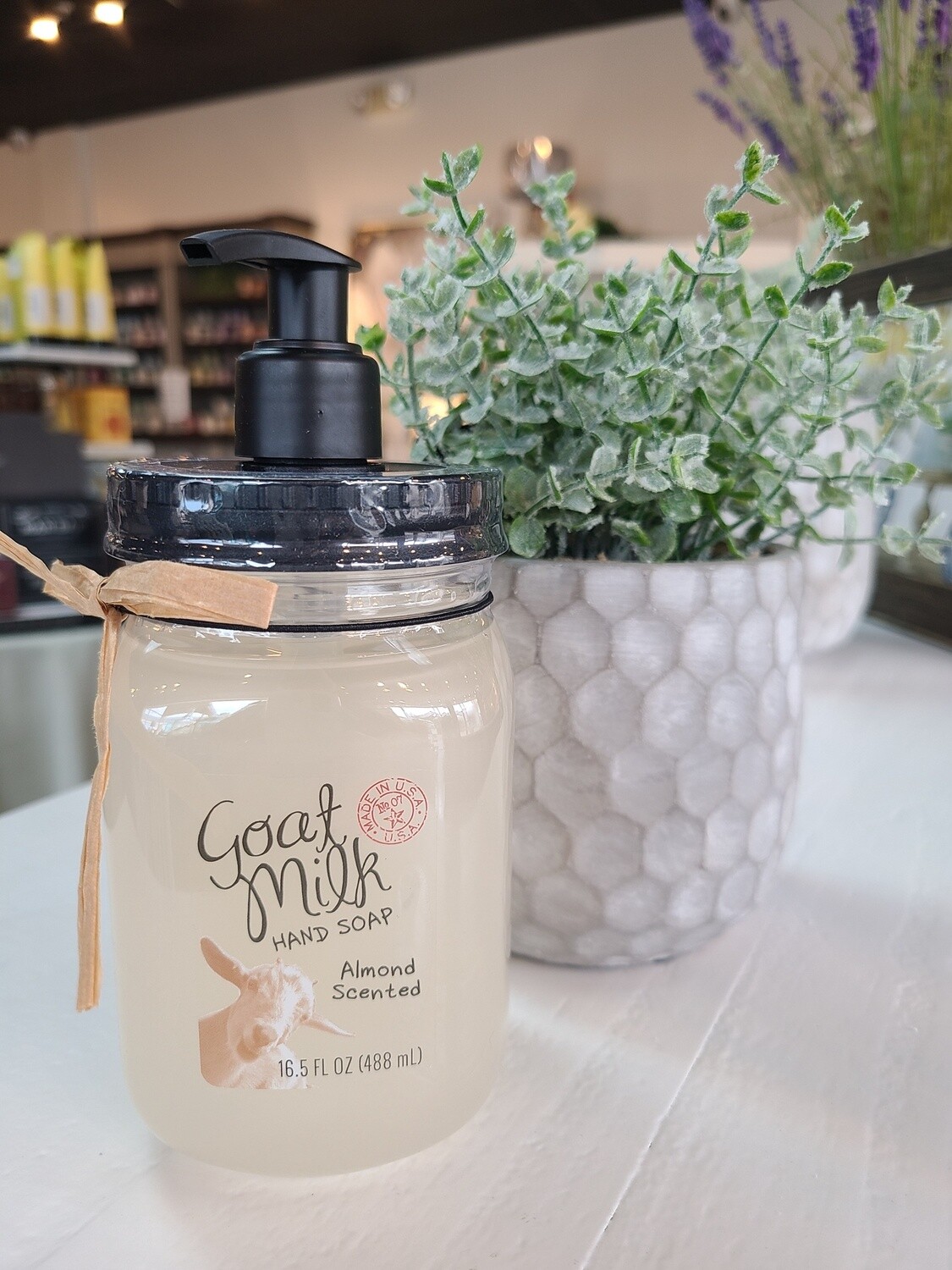 GOAT MILK ALMOND LIQUID HAND SOAP 16.5OZ