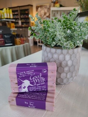 GOATS MILK &amp; LAVENDER BUDS 4 OZ BAR