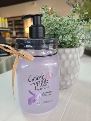 GOAT MILK LIQUID HAND SOAP LAVENDER 16.5OZ