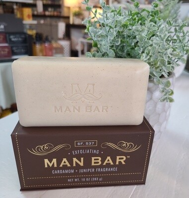 EXFOLIATING CARDAMOM &amp; JUNIPER MAN BAR