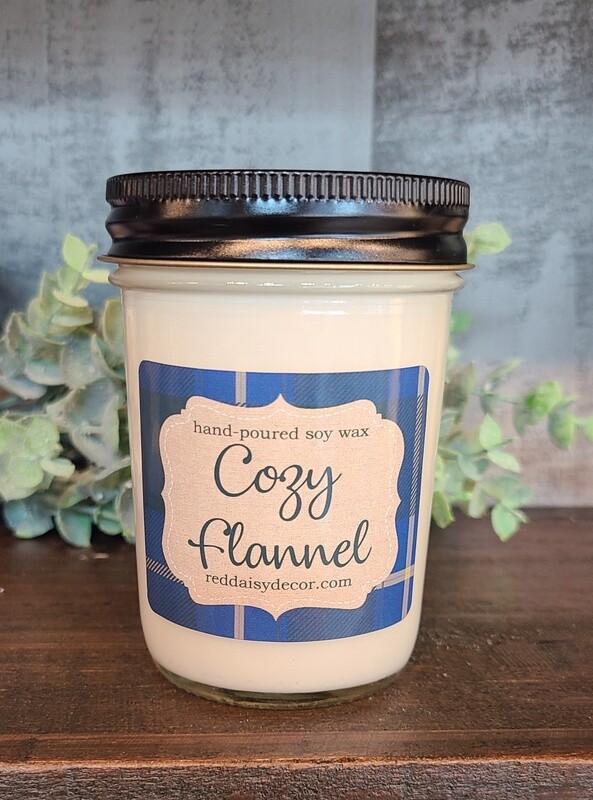 COZY FLANNEL CANDLE