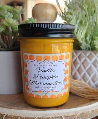 VANILLA PUMPKIN MARSHMALLOW CANDLE