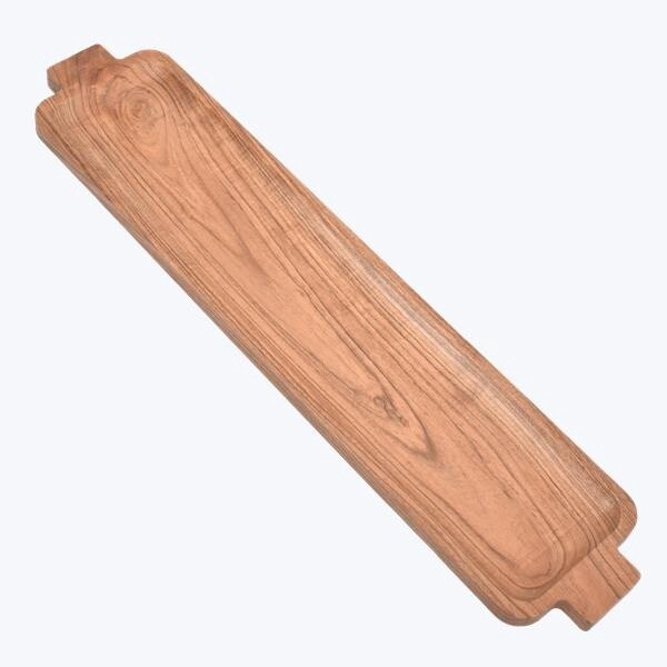 ACACIA EXTRA LONG TRAY/PLATTER W/HANDLES
