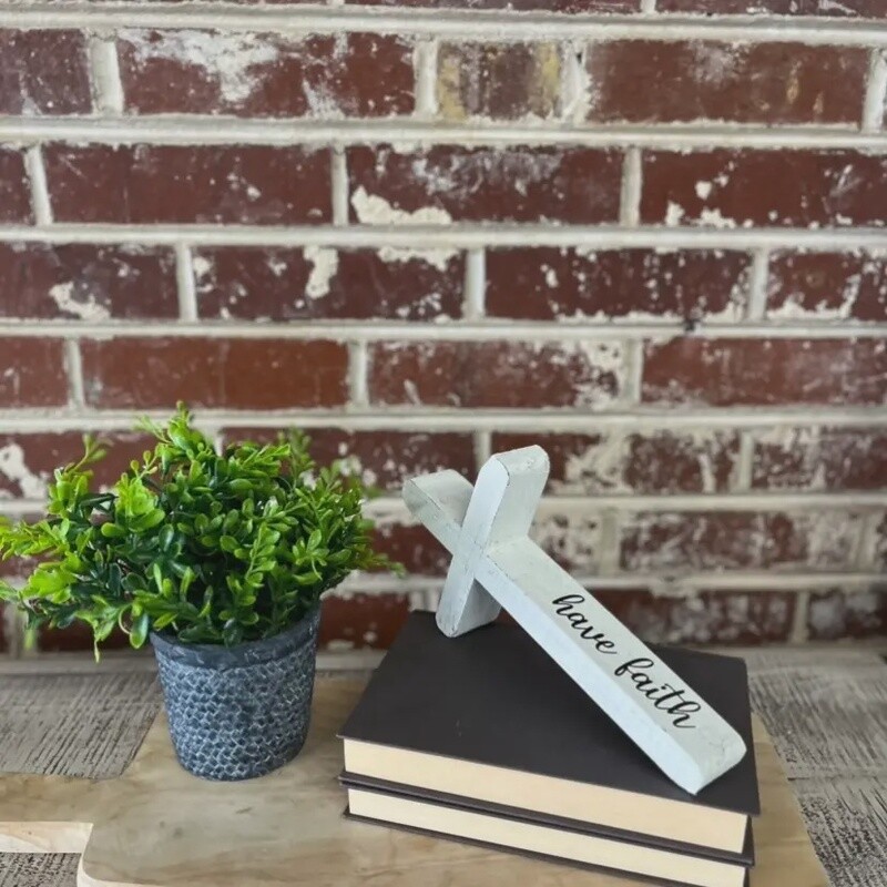 HANDMADE CROSS - HAVE FAITH