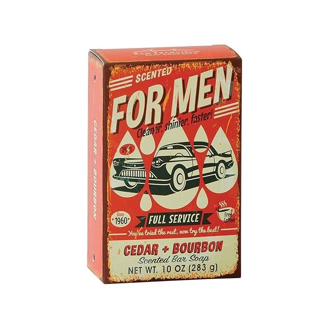 FOR MEN CEDAR AND BOURBON 10 OZ BAR