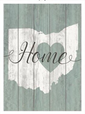HOME OHIO WALL SIGN MADE IN THE USA