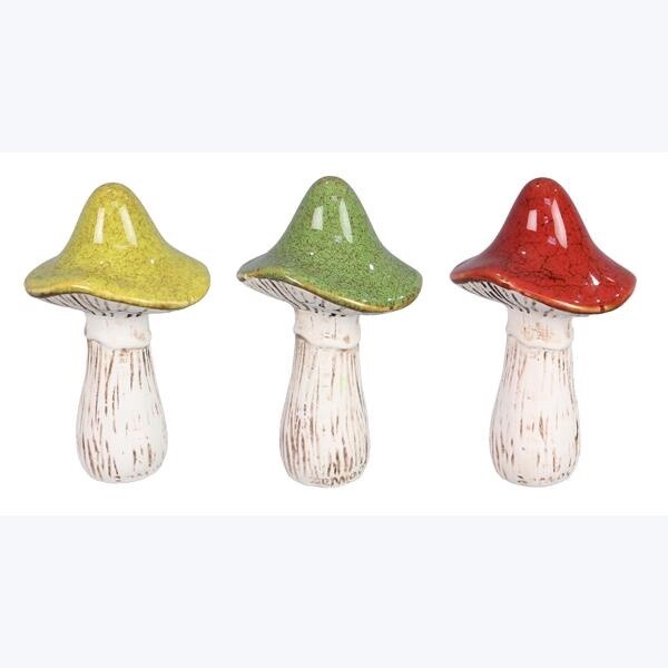 POINT TOP CERAMIC MUSHROOM