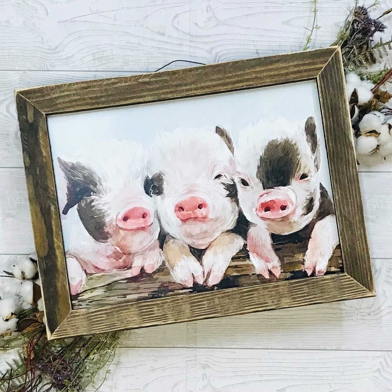 Three Little Piglets PICTURE MADE IN THE USA