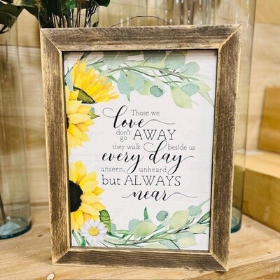 BESIDE US SIGN HANDMADE IN THE USA