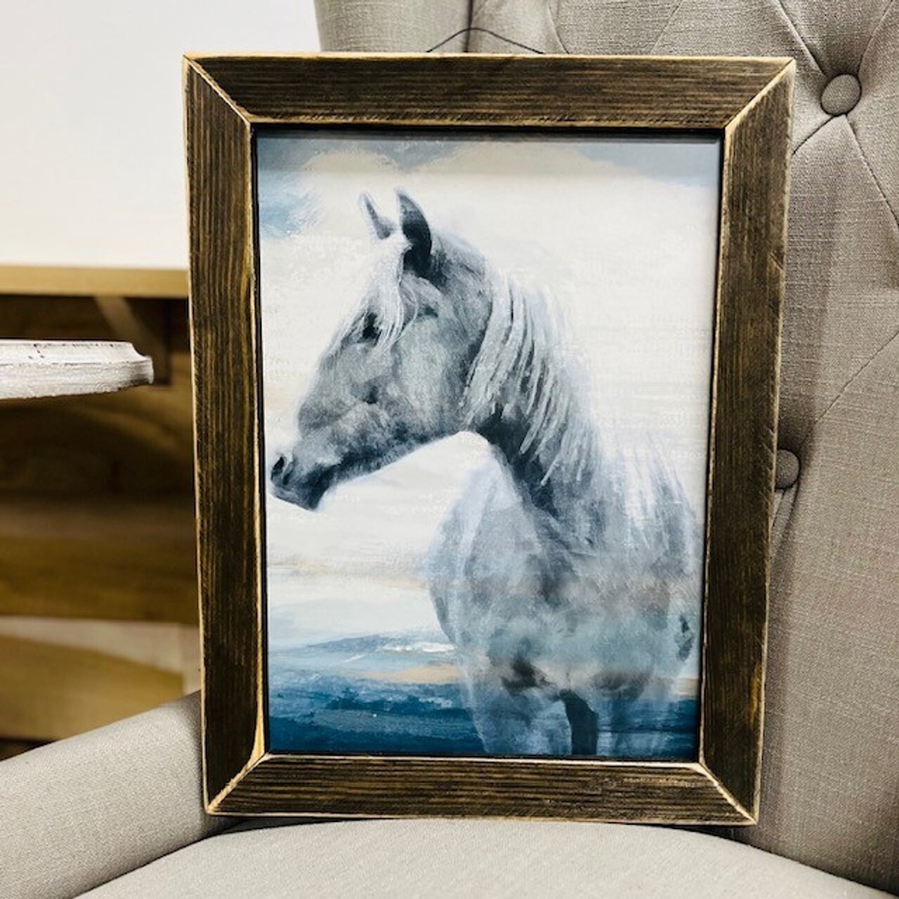 SANDY HORSE PICTURE MADE IN USA