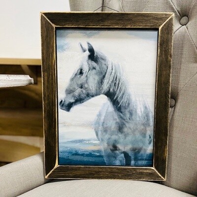 SANDY HORSE PICTURE MADE IN USA