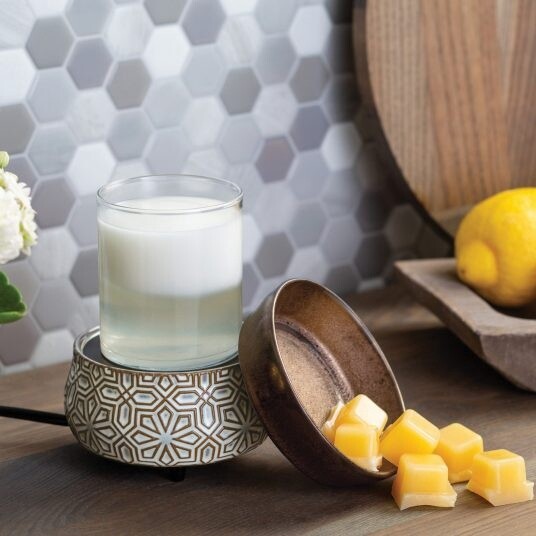 BRONZE GEOMETRIC CLASSIC 2 IN 1 MELTER
