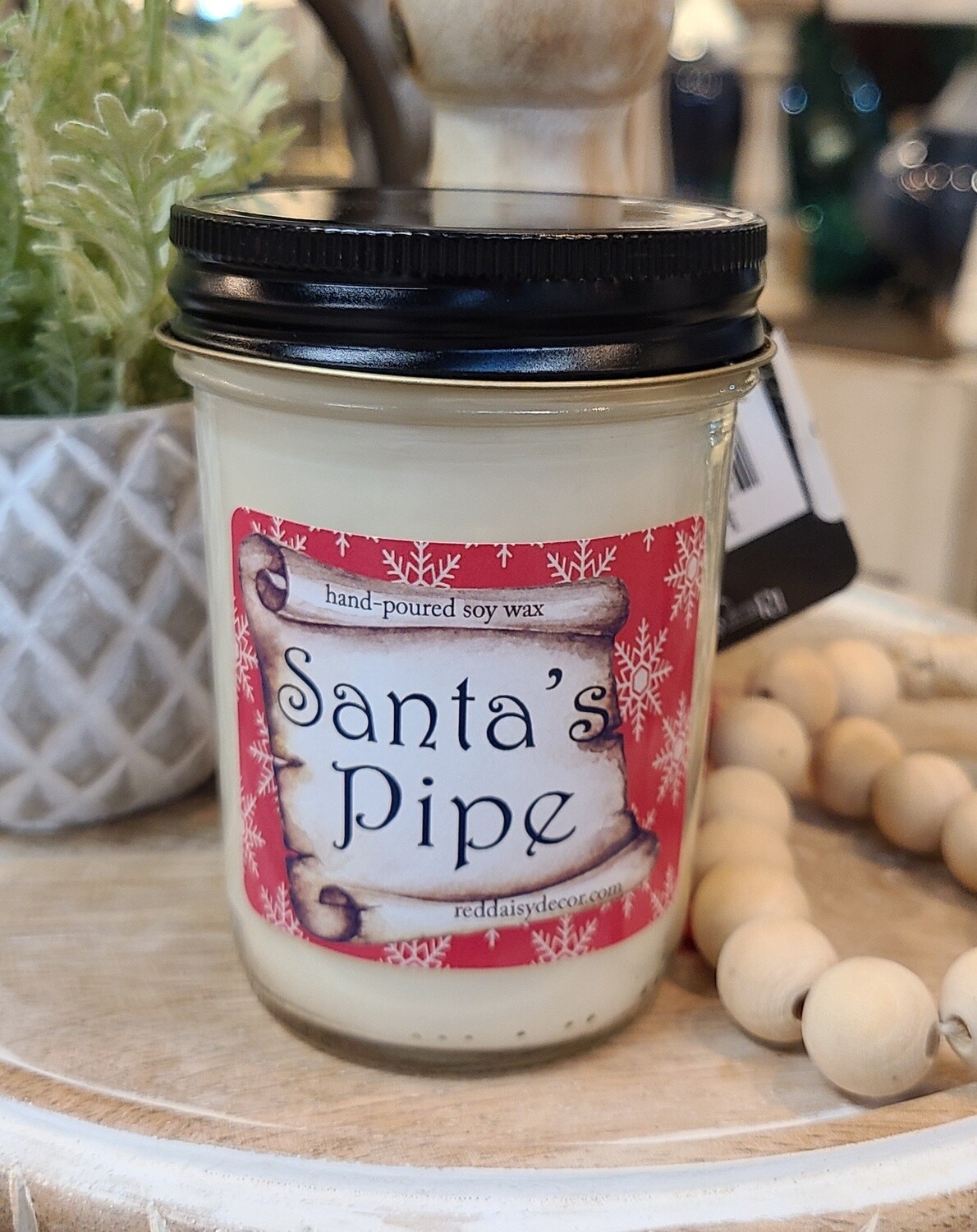 SANTA&#39;S PIPE CANDLE