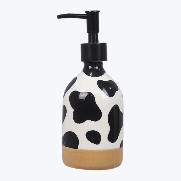 COW PRINT SOAP DISPENSER