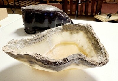 GRAY ONYX BOWL